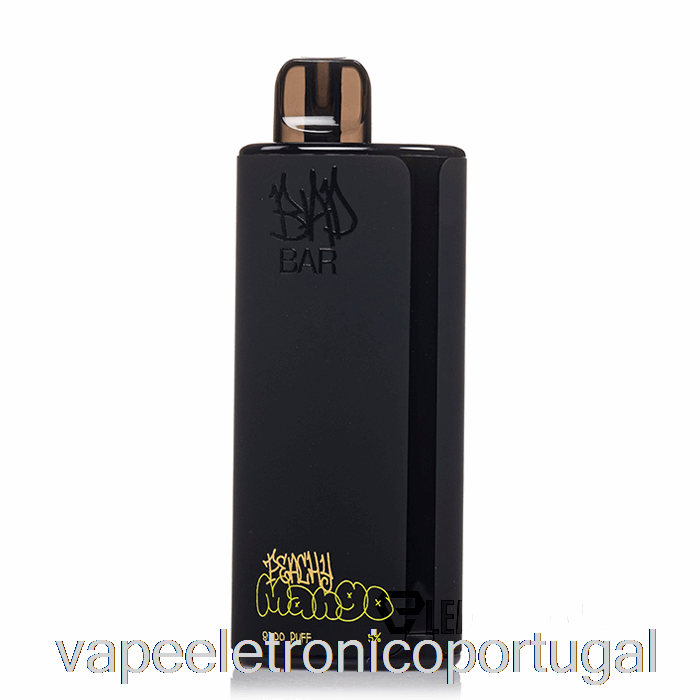 Vape Eletronico Bad Bar 8000 Descartável Pêssego Manga Gelo